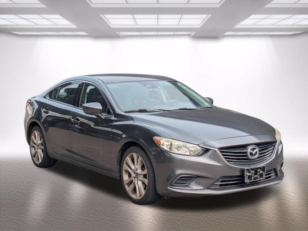Machine Gray Metallic 2017 Mazda MAZDA6 Sedan Front-Wheel Drive 6-Speed Automatic