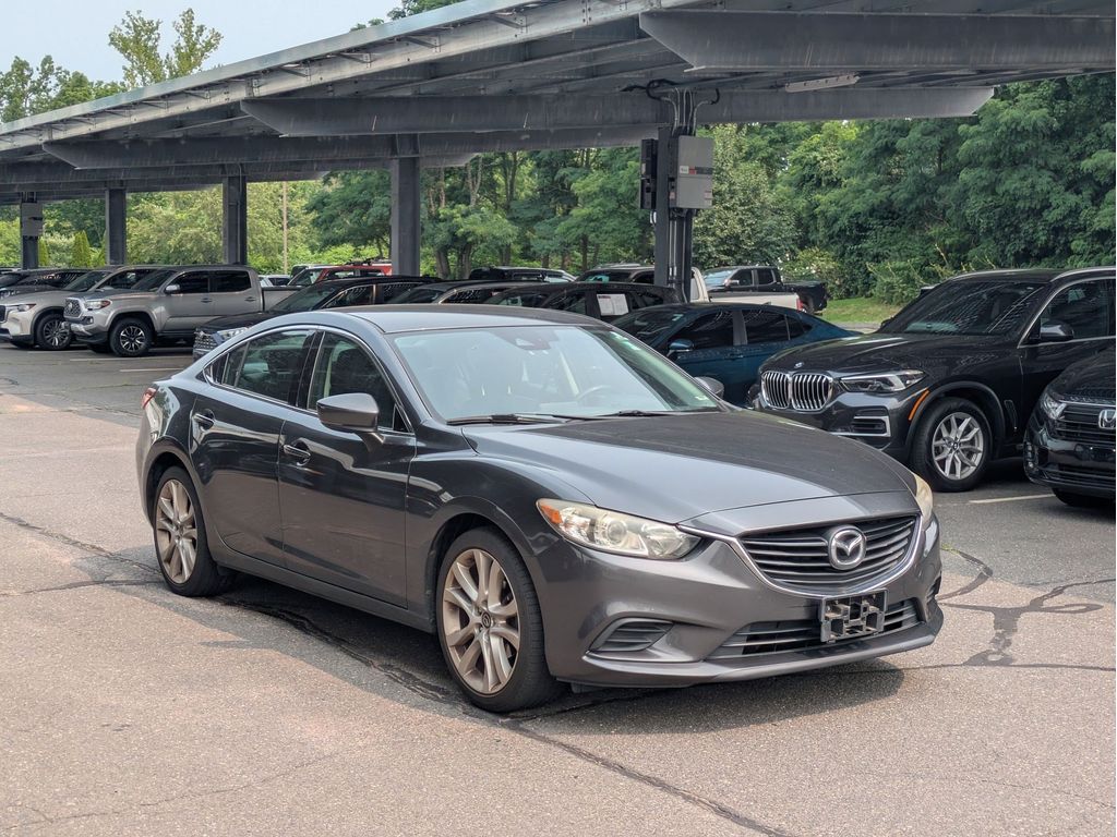 Machine Gray Metallic 2017 Mazda MAZDA6 Sedan Front-Wheel Drive 6-Speed Automatic