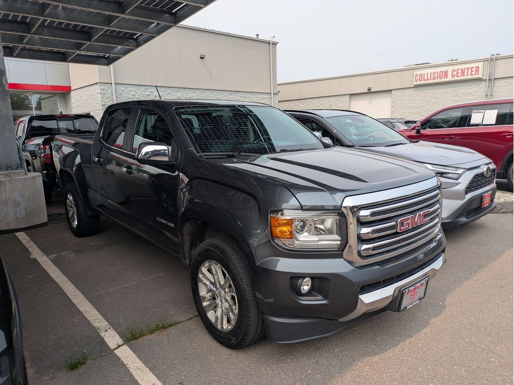 Cyber Gray Metallic 2016 GMC Canyon Pickup Truck Four-Wheel Drive 6-Speed Automatic