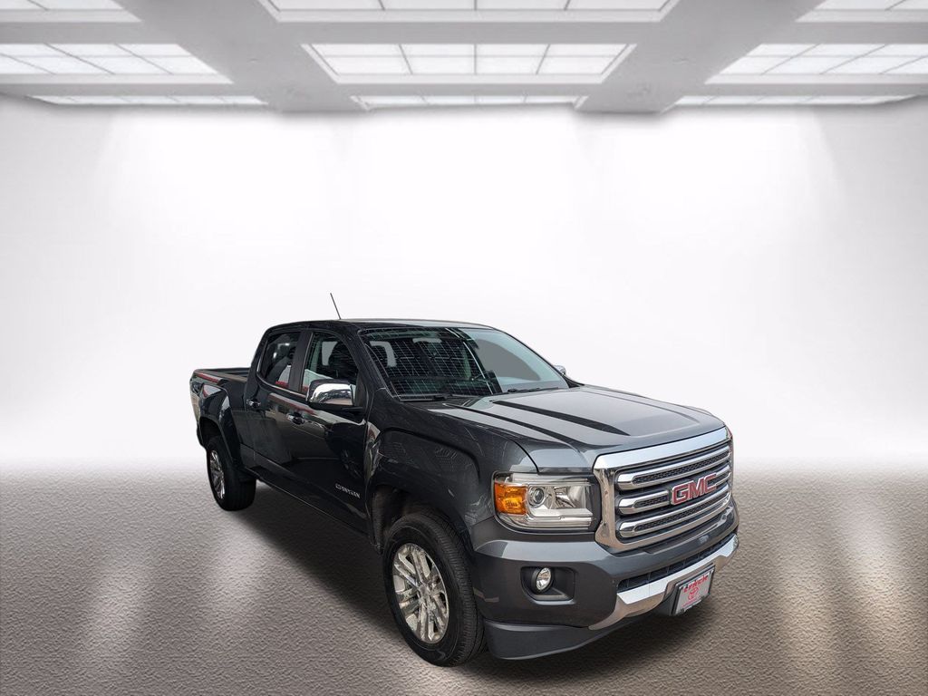 Cyber Gray Metallic 2016 GMC Canyon Pickup Truck Four-Wheel Drive 6-Speed Automatic