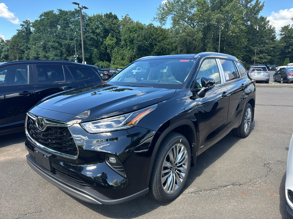 Midnight Black Metallic 2026 Toyota Highlander Hybrid SUV / Crossover All-Wheel Drive Continuously Variable Transmission