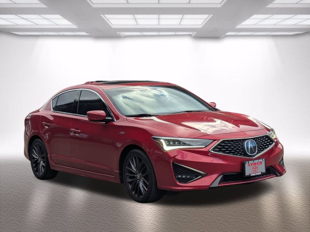 Performance Red Pearl 2022 Acura ILX FWD with Premium and A-SPEC Package Sedan Front-Wheel Drive 8-Speed Automatic