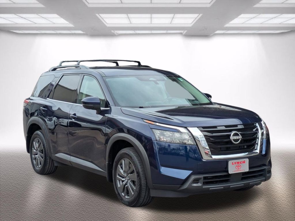 Deep Ocean Blue Pearl 2024 Nissan Pathfinder SV 4WD SUV / Crossover All-Wheel Drive 9-Speed Automatic
