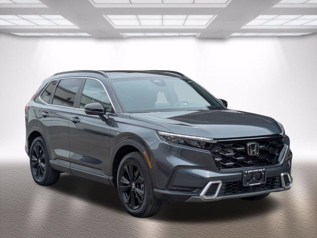 Meteorite Gray Metallic 2023 Honda CR-V Hybrid Sport Touring AWD SUV / Crossover All-Wheel Drive Continuously Variable Transmission