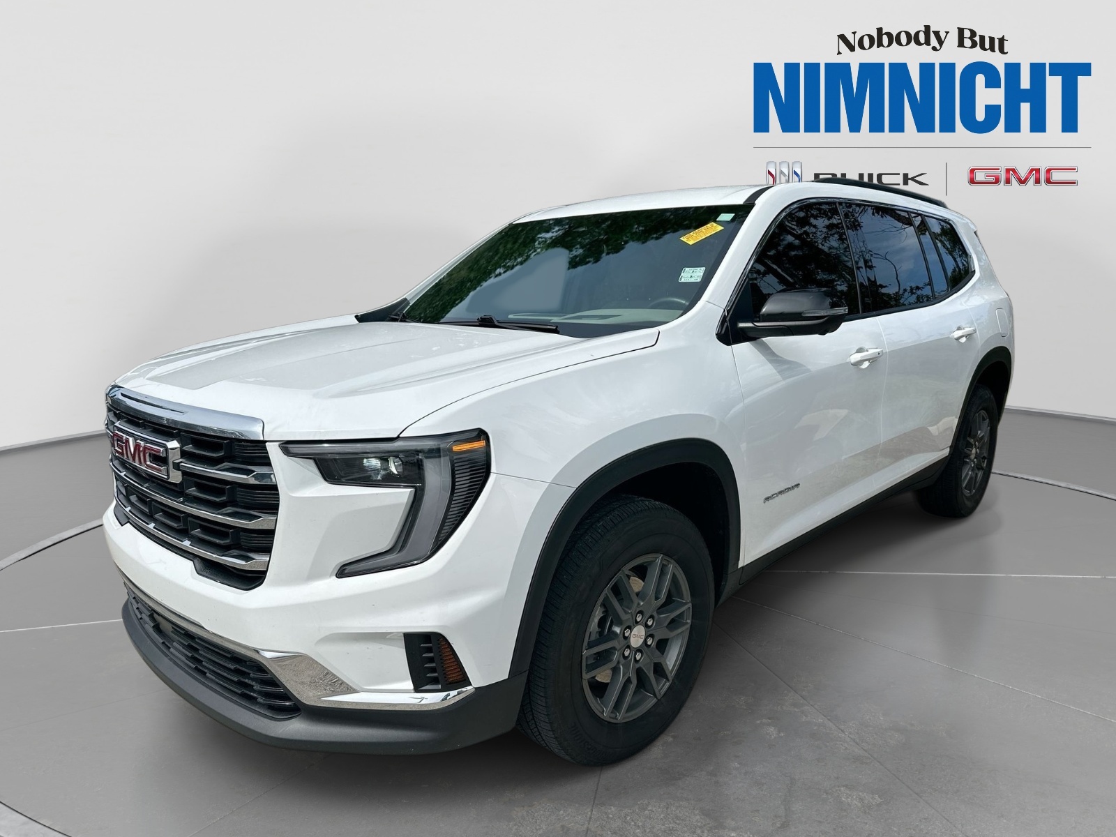 Summit White 2025 GMC Acadia SUV / Crossover Front-Wheel Drive 8-Speed Automatic