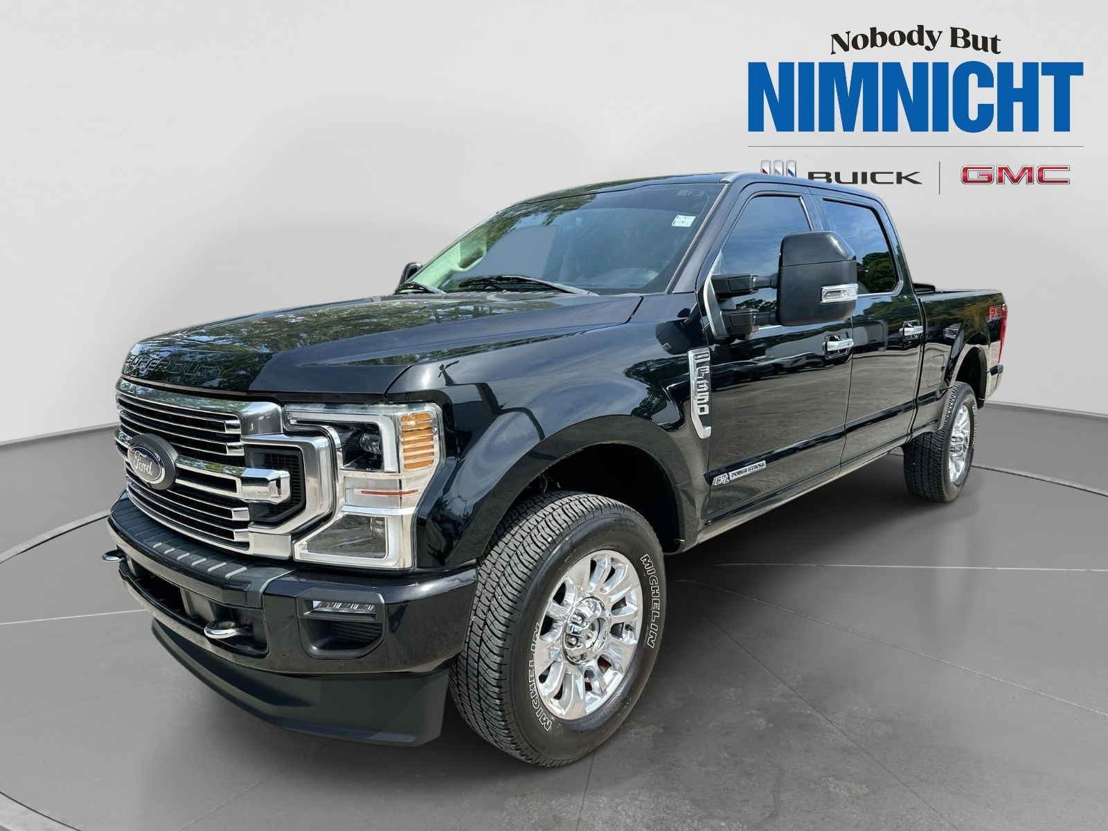 Agate Black Metallic 2021 Ford F-350 Super Duty Pickup Truck Four-Wheel Drive Automatic