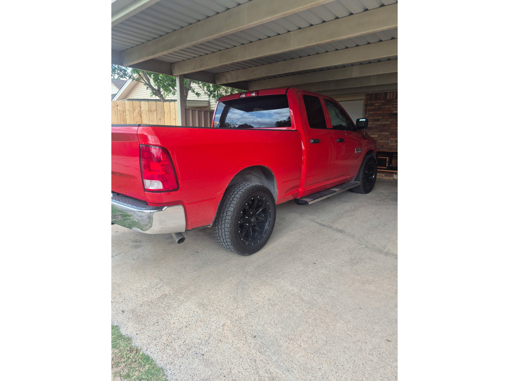 Flame Red Clearcoat 2018 RAM 1500 Tradesman Quad Cab RWD Pickup Truck 4X2 8-Speed Automatic