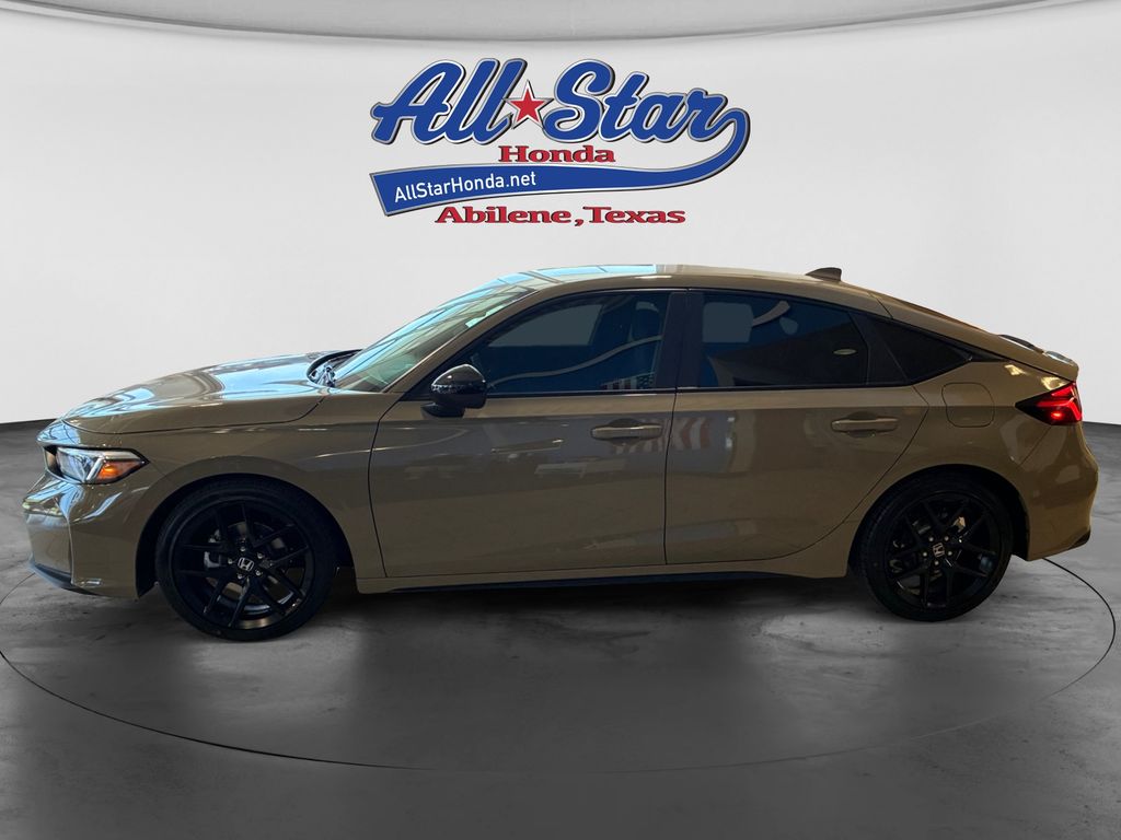 Sand Dune Pearl 2026 Honda Civic Hatchback Hatchback Front-Wheel Drive Continuously Variable Transmission