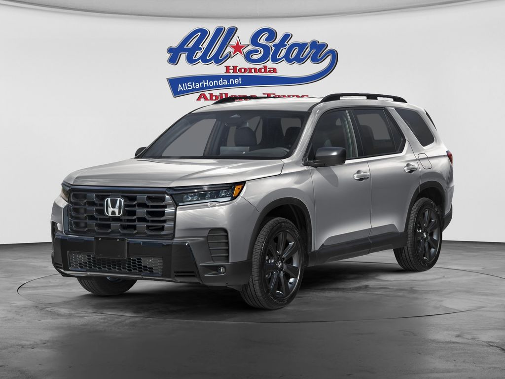 Solar Silver Metallic 2026 Honda Pilot SUV / Crossover Front-Wheel Drive Automatic