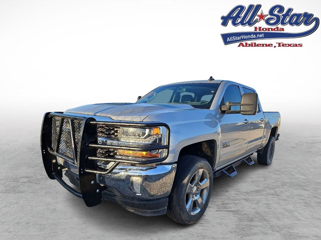 Silver Ice Metallic 2017 Chevrolet Silverado 1500 LT Crew Cab RWD Pickup Truck 4X2 6-Speed Automatic