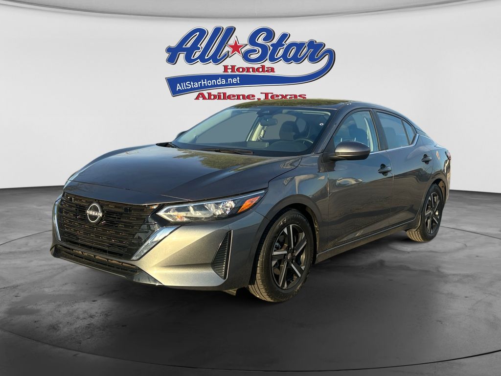 Gray (Gun Metallic) 2025 Nissan Sentra SV FWD Sedan Front-Wheel Drive Continuously Variable Transmission