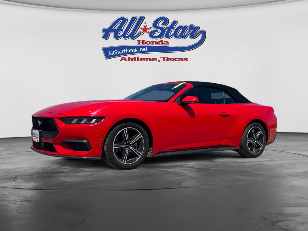 RACE RED 2024 Ford Mustang Convertible Rear-Wheel Drive Automatic