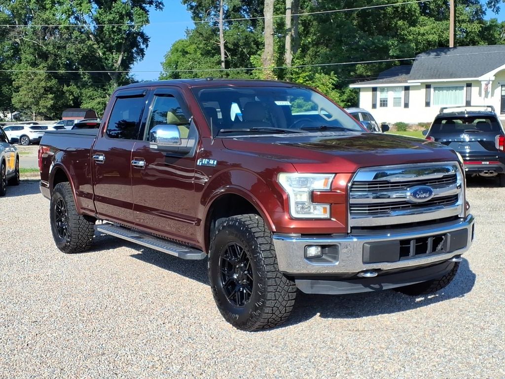Race Red 2016 Ford F-150 Pickup Truck Four-Wheel Drive 6-Speed Automatic