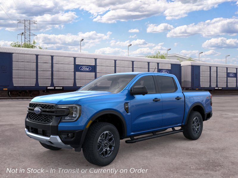 Velocity Blue Metallic 2026 Ford Ranger Pickup Truck Four-Wheel Drive Automatic