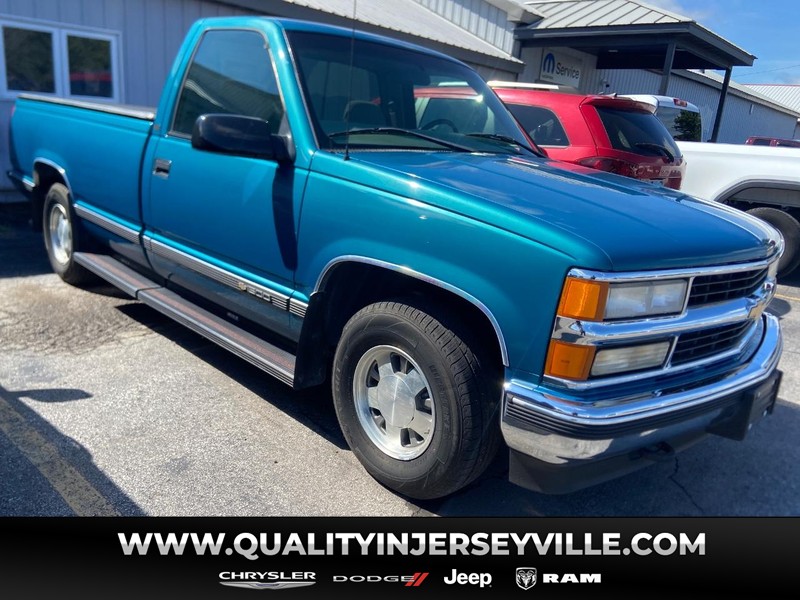 Medium Blue/Green Metallic 1998 Chevrolet C/K 1500 Pickup Truck 4-Speed Automatic