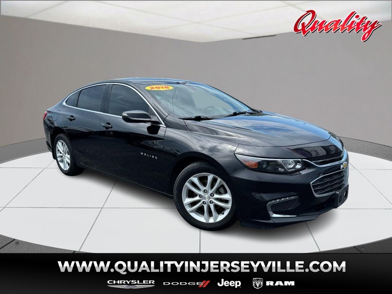 Mosaic Black Metallic 2018 Chevrolet Malibu Sedan Front-Wheel Drive 6-Speed Automatic