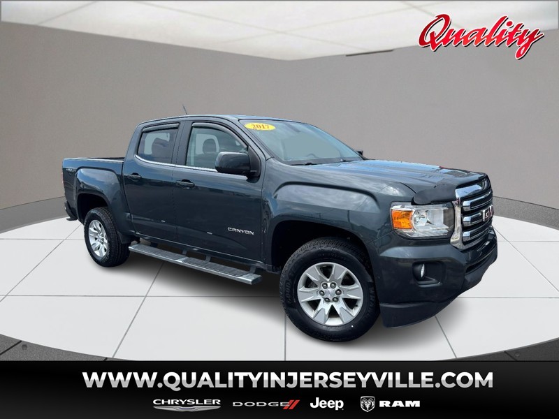 Dark Slate Metallic 2017 GMC Canyon Pickup Truck Four-Wheel Drive 8-Speed Automatic