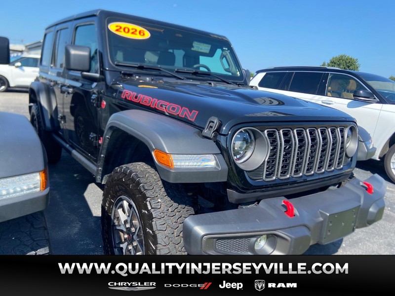Black Clearcoat 2026 Jeep Wrangler SUV / Crossover Four-Wheel Drive