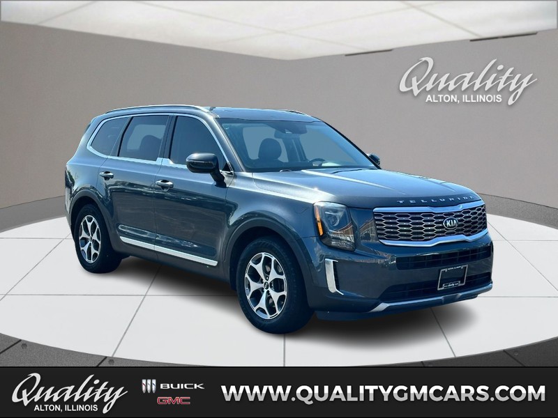 Gray (Gravity Grey) 2020 Kia Telluride SUV / Crossover All-Wheel Drive 8-Speed Automatic