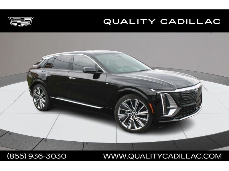 Stellar Black Metallic 2023 Cadillac LYRIQ Luxury RWD SUV / Crossover Rear-Wheel Drive Automatic