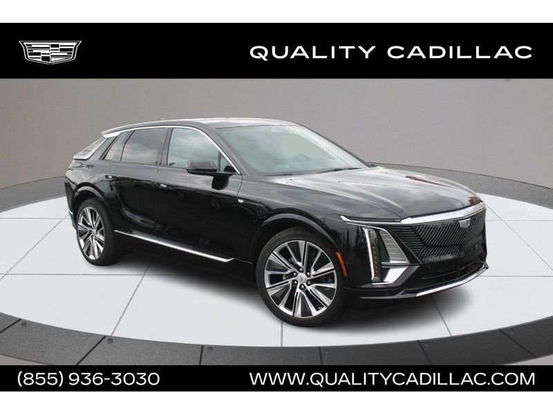 Stellar Black Metallic 2025 Cadillac LYRIQ Luxury 3 AWD SUV / Crossover All-Wheel Drive Automatic