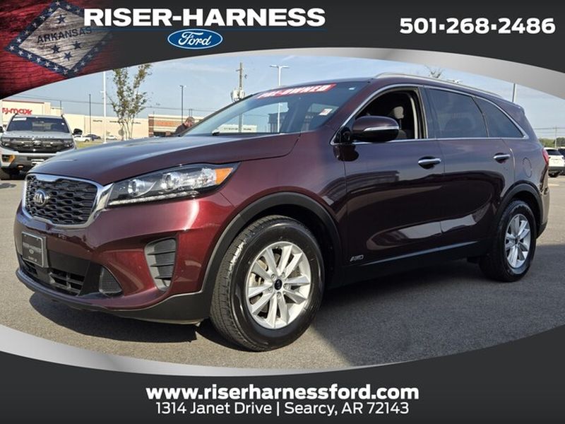 Red (Sangria) 2020 Kia Sorento LX AWD SUV / Crossover All-Wheel Drive 6-Speed Automatic