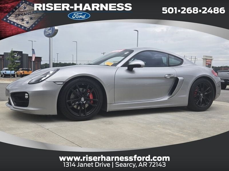GT Silver Metallic 2015 Porsche Cayman Coupe Rear-Wheel Drive 7-Speed Automatic