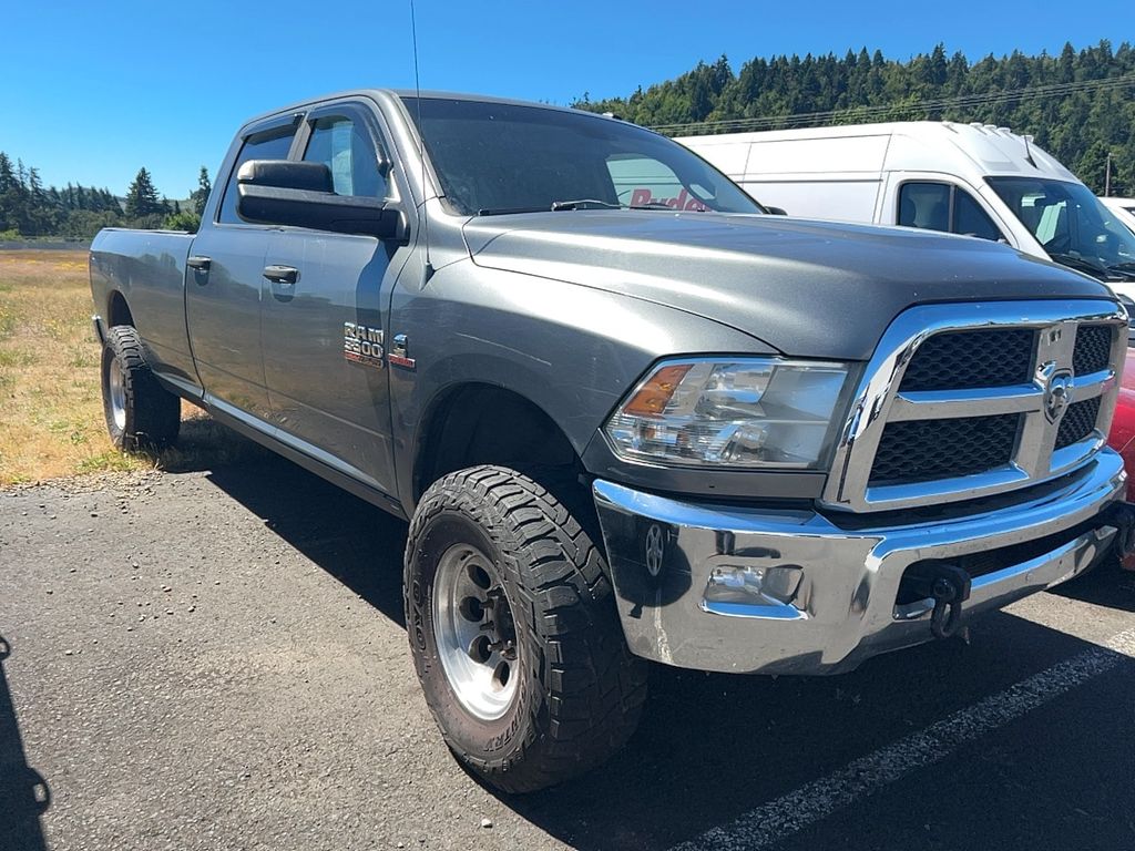 Gray (Mineral Grey Metallic Clearcoat) 2013 RAM 3500 SLT Crew Cab LB 4WD Pickup Truck Four-Wheel Drive 6-Speed Automatic
