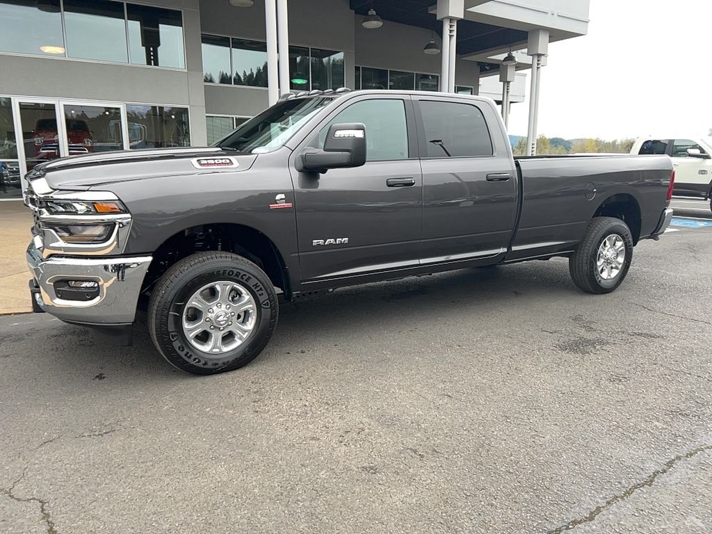 Gray (Granite Crystal Metallic Clearcoat) 2026 RAM 3500 Big Horn Crew Cab LB 4WD Pickup Truck Four-Wheel Drive 8-Speed Automatic