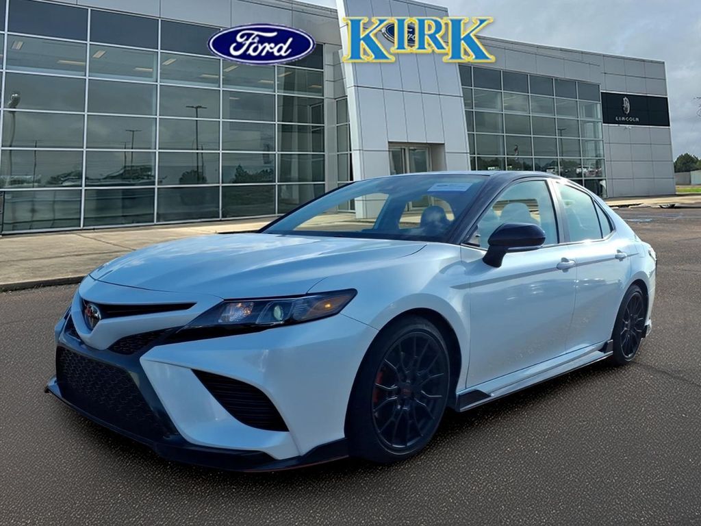 White 2023 Toyota Camry TRD FWD Sedan Front-Wheel Drive 8-Speed Automatic