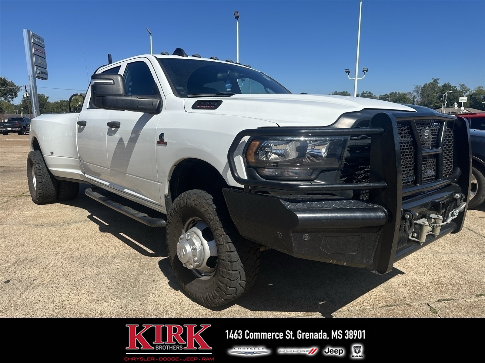 Bright White Clearcoat 2024 RAM 3500 Pickup Truck Four-Wheel Drive 6-Speed Automatic
