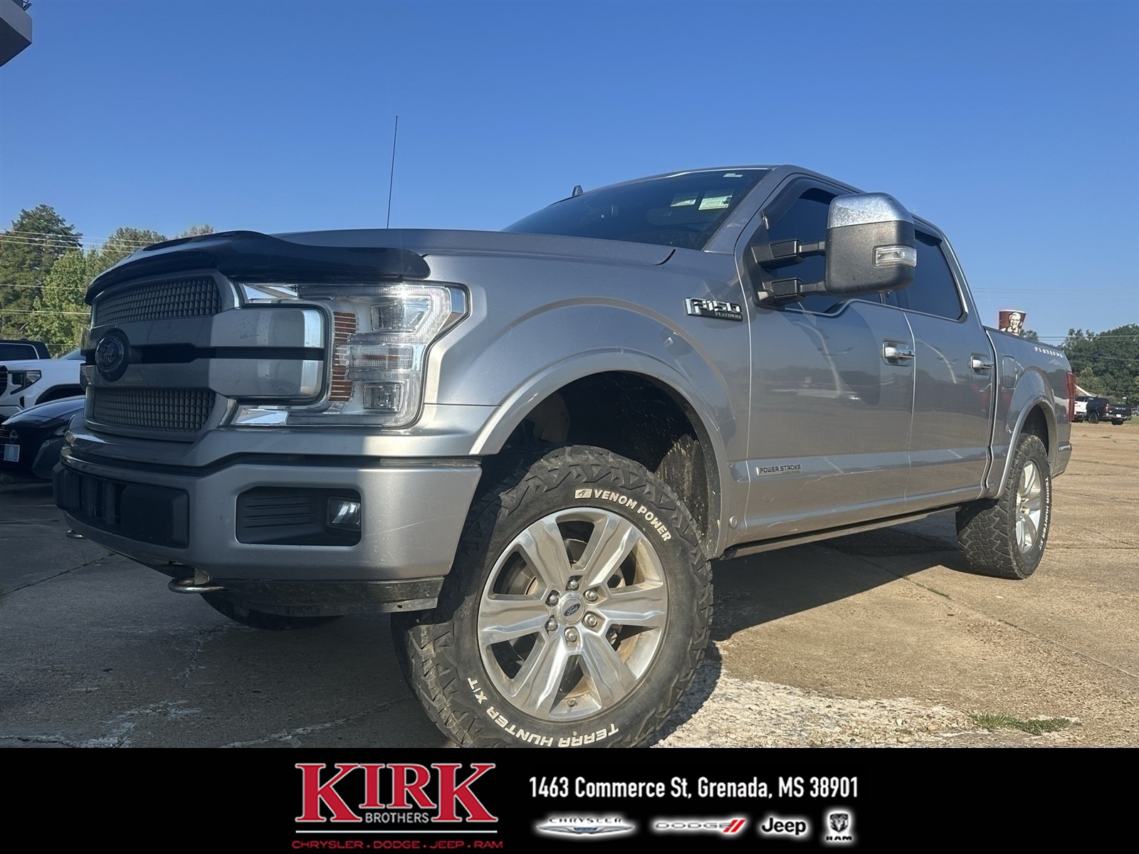 Iconic Silver Metallic 2020 Ford F-150 Pickup Truck Four-Wheel Drive Automatic