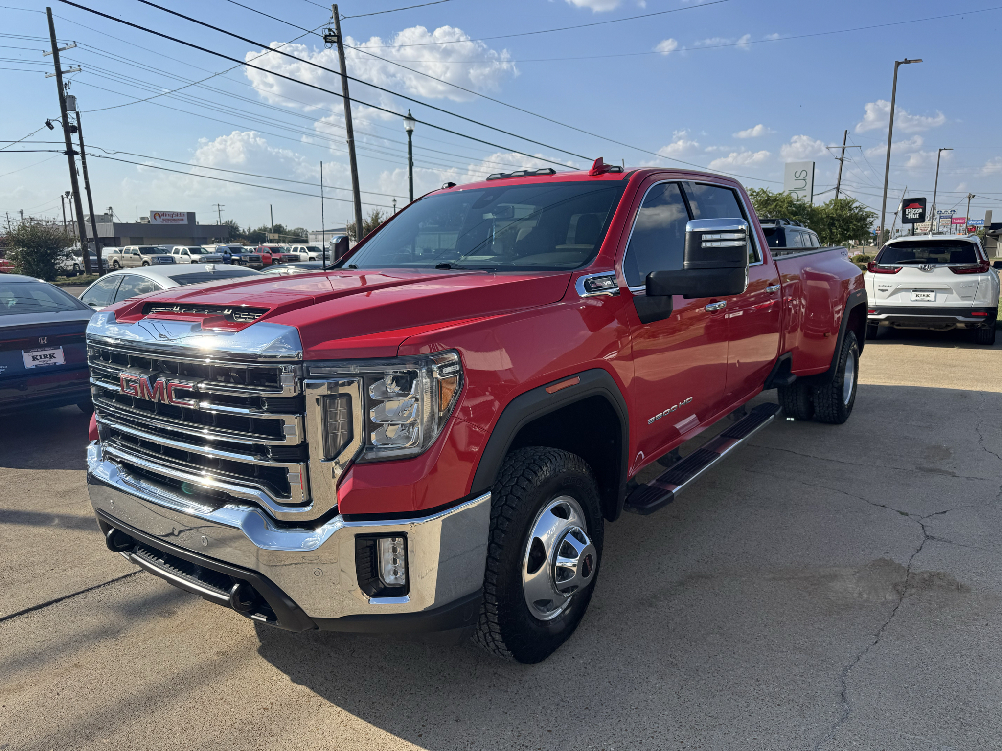 Cardinal Red 2020 GMC Sierra 3500HD Pickup Truck Four-Wheel Drive 6-Speed Automatic