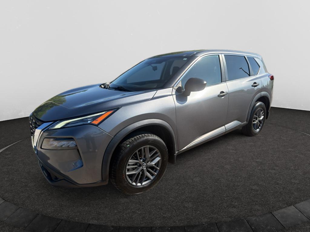 Gray (Gun Metallic) 2021 Nissan Rogue S FWD SUV / Crossover Front-Wheel Drive Continuously Variable Transmission