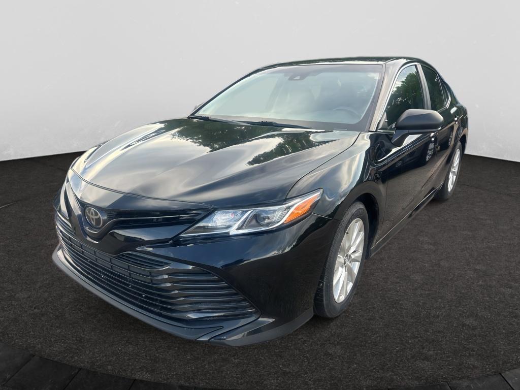 Midnight Black Metallic 2018 Toyota Camry LE Sedan Front-Wheel Drive 8-Speed Automatic