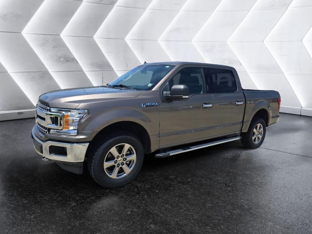 Stone Gray 2018 Ford F-150 XLT SuperCrew 4WD Pickup Truck Four-Wheel Drive Automatic