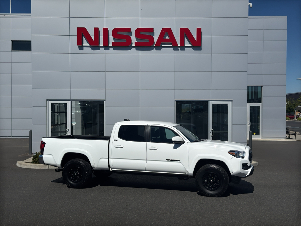 White 2022 Toyota Tacoma Pickup Truck Four-Wheel Drive 6-Speed Automatic