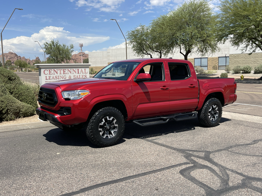 Barcelona Red Metallic 2023 Toyota Tacoma Pickup Truck Four-Wheel Drive 6-Speed Automatic