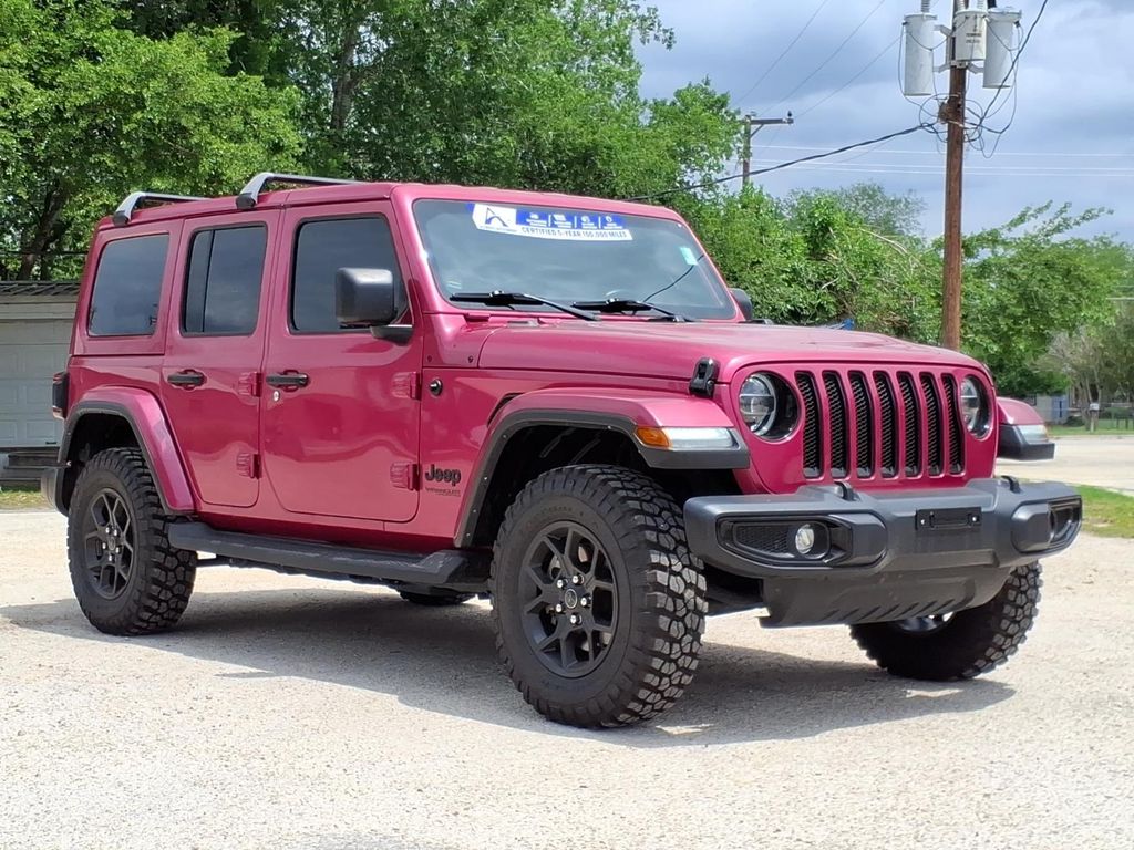 Used Car 2022 Jeep Wrangler  Unlimited Sahara Altitude For Sale Under $30,000 In Pleasanton, Texas
