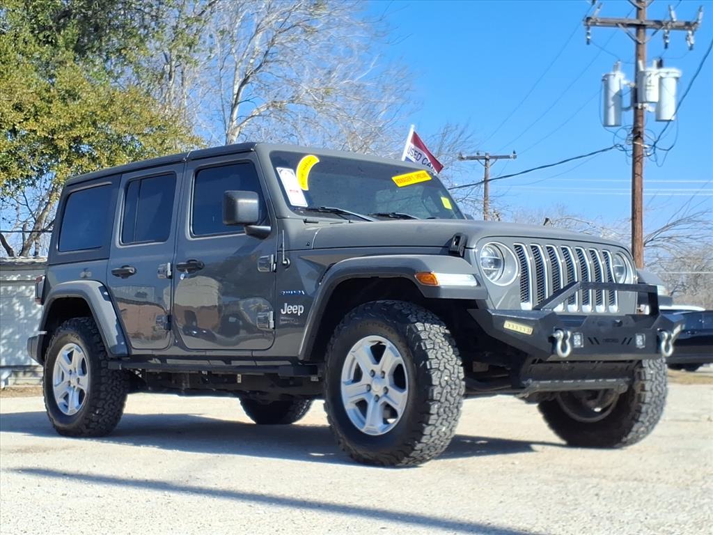 Used Car 2021 Jeep Wrangler  Unlimited Sahara For Sale Under $30,000 In Pleasanton, Texas