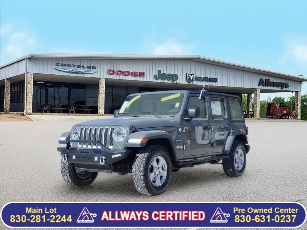 Used Car 2021 Jeep Wrangler  Unlimited Sahara For Sale Under $25,000 In Pleasanton, Texas