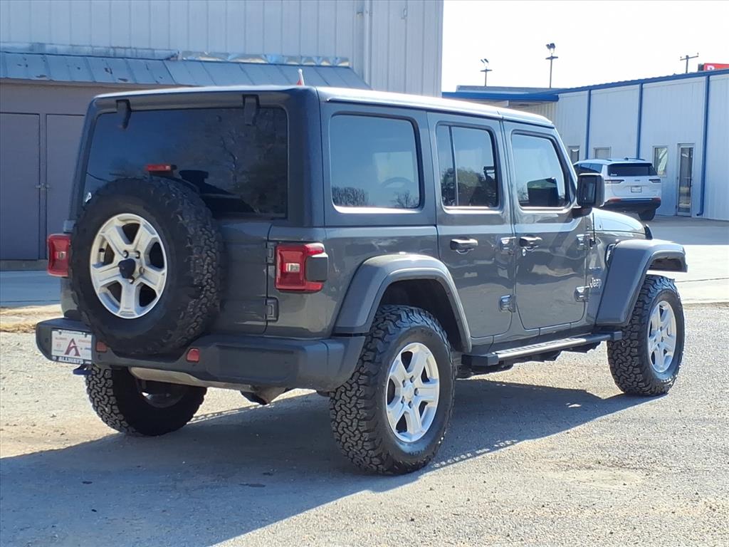 Used Car 2021 Jeep Wrangler  Unlimited Sahara For Sale Under $25,000 In Pleasanton, Texas