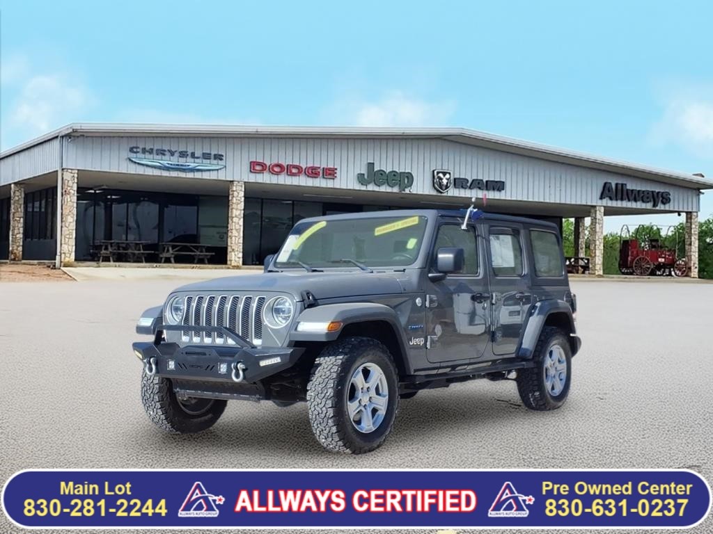 Used Car 2021 Jeep Wrangler  Unlimited Sahara For Sale Under $30,000 In Pleasanton, Texas