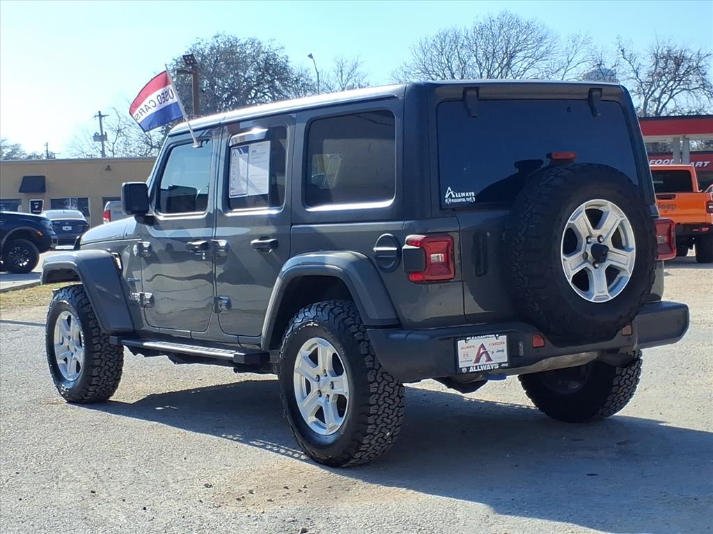 Used Car 2021 Jeep Wrangler  Unlimited Sahara For Sale Under $25,000 In Pleasanton, Texas