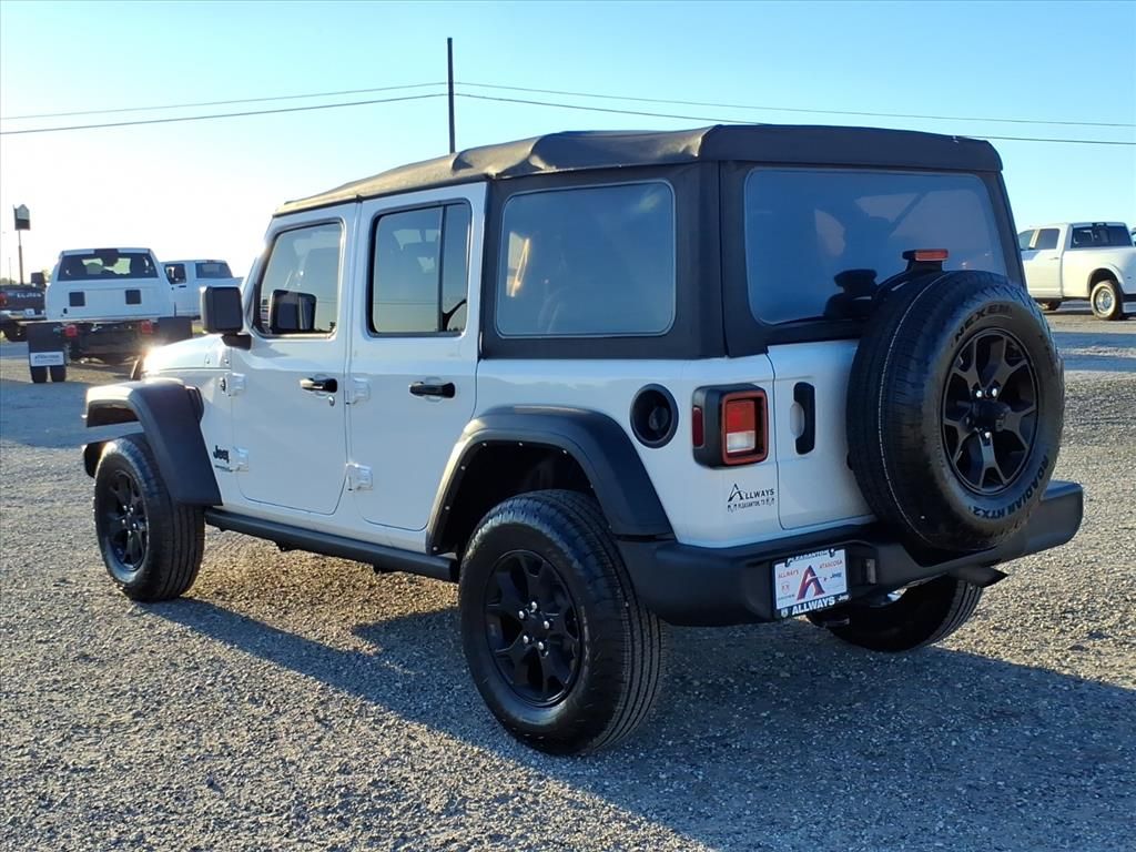 Used Car 2021 Jeep Wrangler  Unlimited Willys For Sale Under $35,000 In Pleasanton, Texas