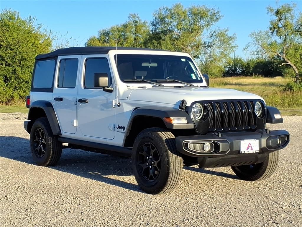 Used Car 2021 Jeep Wrangler  Unlimited Willys For Sale Under $35,000 In Pleasanton, Texas
