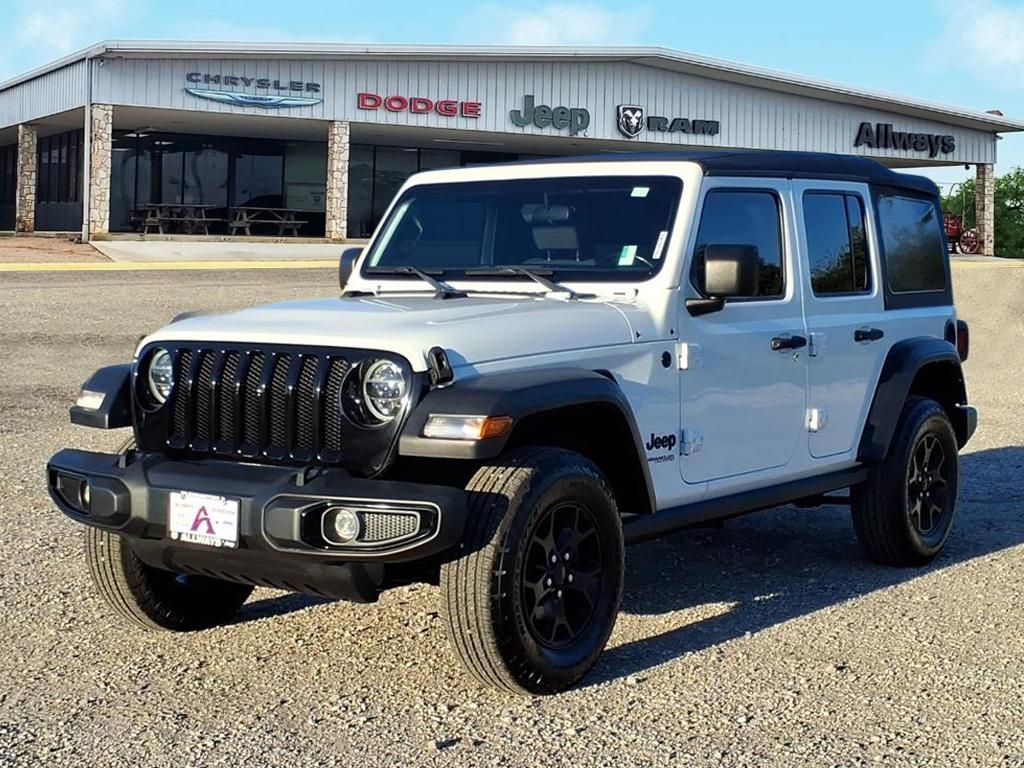 Used Car 2021 Jeep Wrangler  Unlimited Willys For Sale Under $35,000 In Pleasanton, Texas
