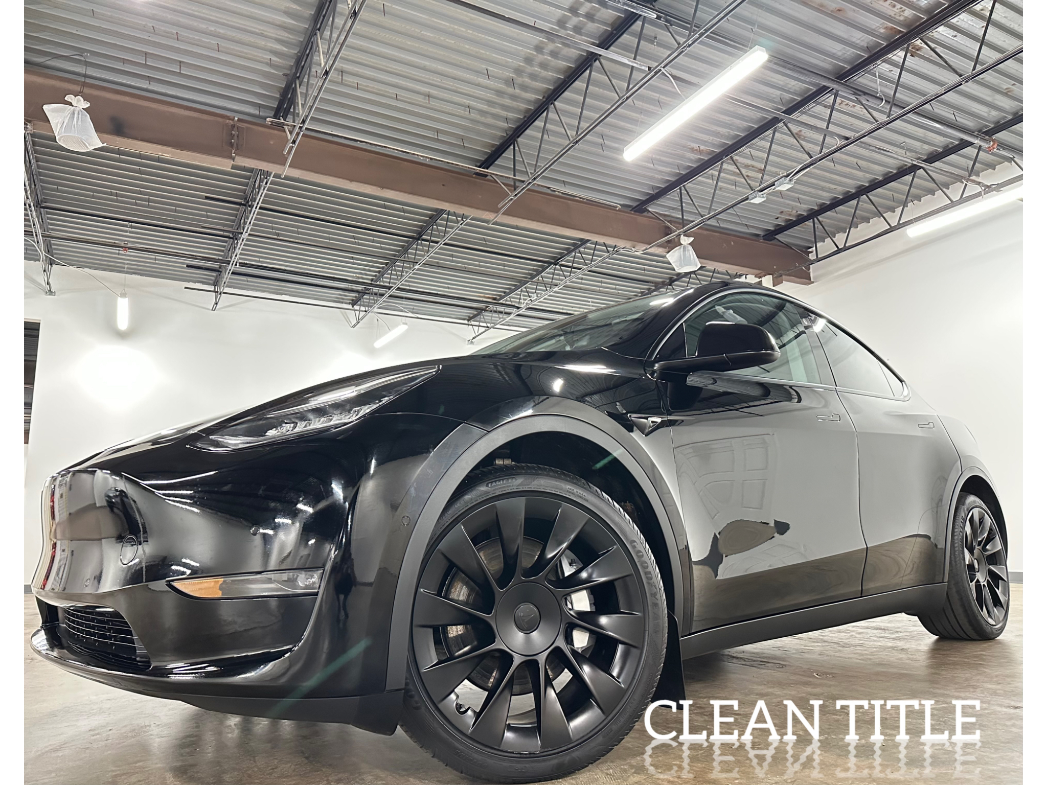 Black 2021 Tesla Model Y SUV / Crossover All-Wheel Drive Automatic