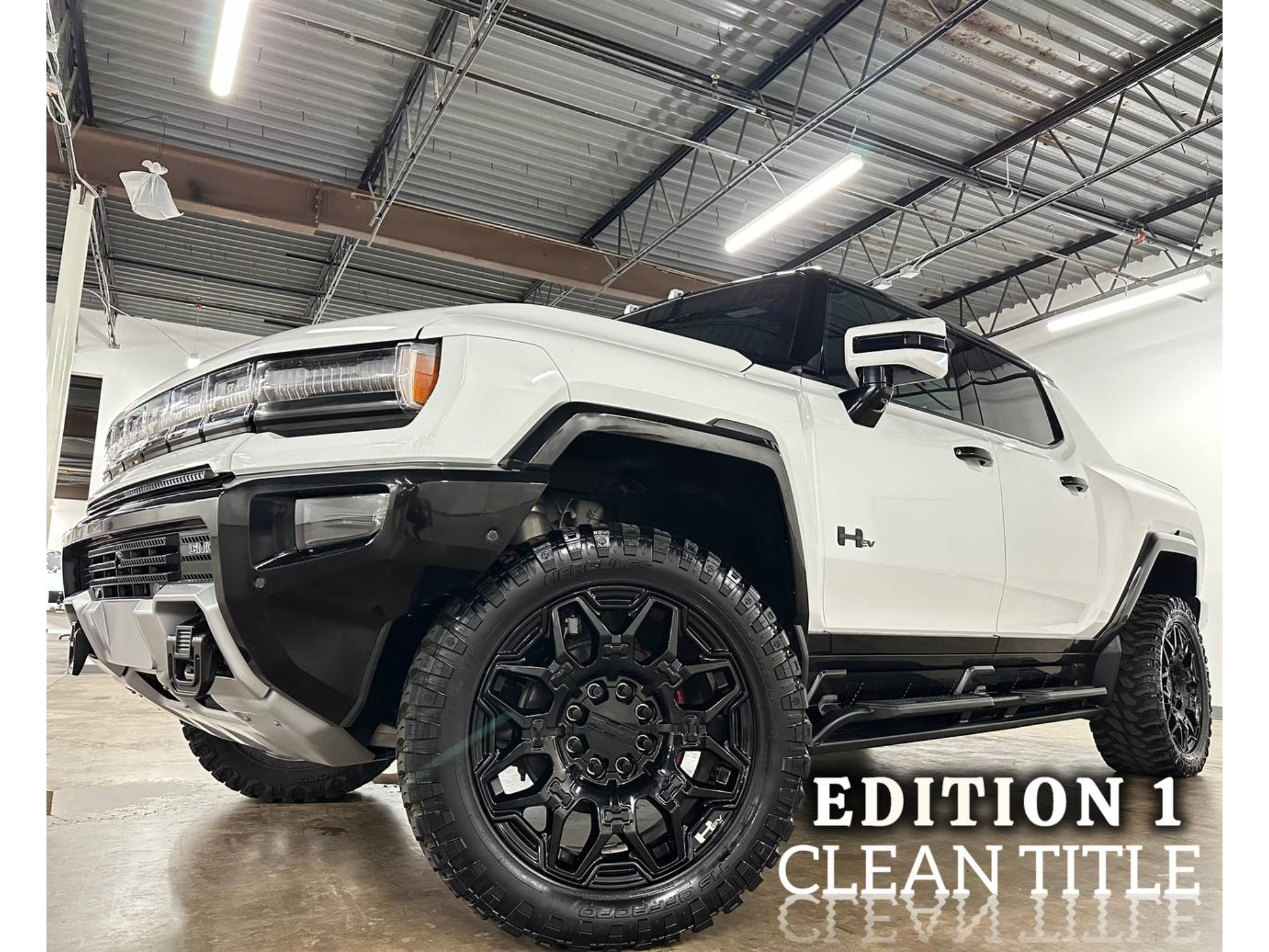 White 2023 GMC Hummer EV Pickup Pickup Truck All-Wheel Drive Automatic