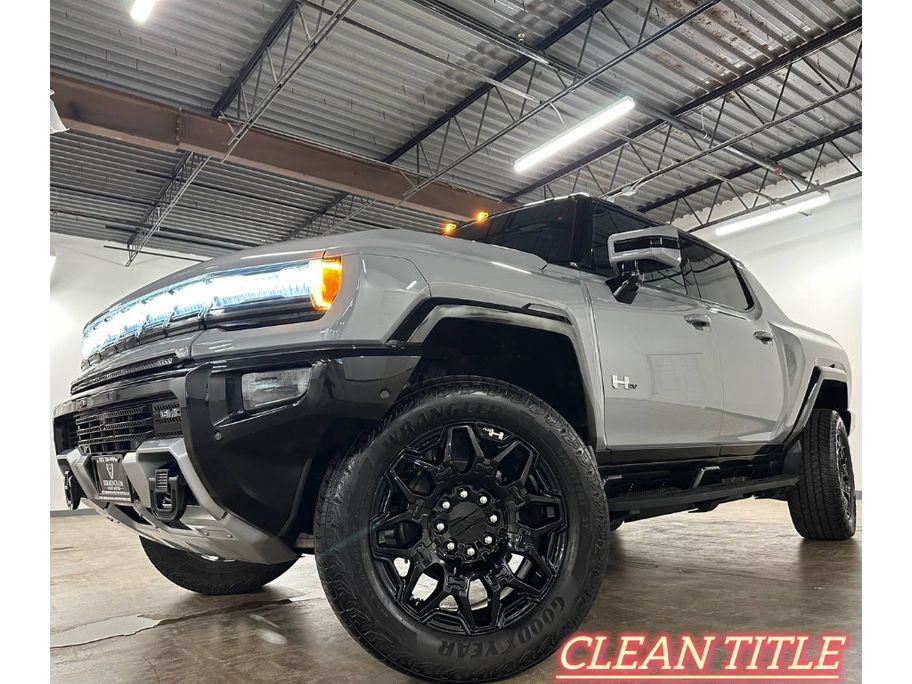 Gray 2025 GMC Hummer EV Pickup Pickup Truck All-Wheel Drive Automatic